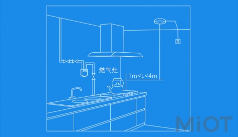 Датчик витіку газу Mi Home (Mijia) Honeywell Gas Alarm (YTC4019RT)